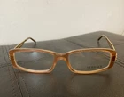 Versace Eyeglasses Brown/ Gold Side Rhinestones Mod. 3093-B 592 52-15 Pre-owned. Price: $32.00.