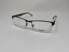 Izod 2090 Tortoise Brown 54/18/140 Half Rimless Flex Hinge Y792 New. Price: $80.00.