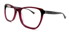 New Nicole Miller Ditmars C02 Mulberry Plum Authentic Eyeglasses 54-17-135. Price: $58.07.