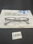 Flexon Eyeglasses Frames E1137 033 Matte Gunmetal Gray Rectangle 52-20 Pre-owned. Price: $58.79.