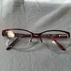 Lauren Wine Cat Eye Half Glasses Bcbg Maxaria 135 54 17 Frames Only . Pre-owned. Price: $14.90.