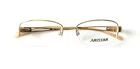 Aristar By Charmant AR16330 501 Gold Unique Half Rim Eyeglasses Frames 52-17-140 New. Price: $73.00.