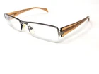 Mikli ML0914 0042 Eyeglasses Frame Half Rimless 56-18-135 Brown/clear MK14 Pre-owned. Price: $31.90.