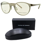 New!! Porsche P8342 Light Grey Oval Full Rim Titanium Optical Frame Eyeglasses. Price: $169.99.
