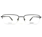 Marchon Nyc Eyeglasses Frames Coleman 210 Brown Rectangle Titanium 54-18-140 New. Price: $34.99.