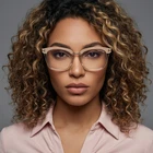 Tom Ford Eyeglasses FT5550-B 072 Women Rose Transparent Frames 54MM Blue Light New. Price: $308.95.