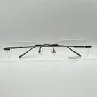 Flexon E1019 Black Rimless Metal Eyeglass Frames 54-19-140 Unisex Adults New. Price: $81.38.