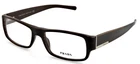 New Prada VPR15I 7N6-1O1 54MM Brown Striped Eyeglasses Frames Italy Unisex. Price: $199.90.