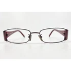 Fendi F892 Eyeglass Frames Burgundy Red Metal Rectangle 52-17-135 Made In Italy Pre-owned. Price: $31.99.