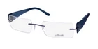 New Silhouette 7597/40 Glasses Blue Rimless 54-19-140 6053 Unisex Metal &. Price: $149.95.