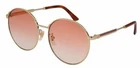 Gucci Gold/orange Lens 58-17-150MM Women's Sunglasses GG0206SK 004 New. Price: $288.25.