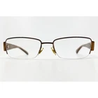 Gucci Gg 2878 M12 52-17-135 Brown Rectangle Half Rim Eyeglasses Frames Pre-owned. Price: $63.99.