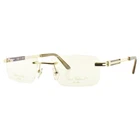Paul Vosheront PV370 C1 23KGP Gold Rimless Rectangle Optical Frame Eyeglasses New. Price: $179.10.