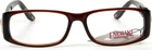 Enchant Eyewear EE0838 Brown Eyeglasses Frame 52-15-125 Rhinestone Temples New. Price: $37.99.