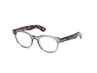 New Tom Ford FT5807-B 020 Grey/clear Blue Light Block 50MM Authentic Eyeglasses. Price: $155.20.