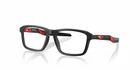 New Oakley Quad Out OY8023-0149 49-15-130 Satin Black Kids Eyeglass Frames. Price: $65.00.