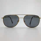 Stetson Xl 36 Aviator Sunglasses Gold Tone Metal Frame Zyloware 59-16-145 Pre-owned. Price: $44.99.