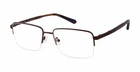 Van Heusen Big Man Fit Eyeglasses Frame 58-18-145 Brown New. Price: $101.00.
