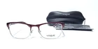 Vogue 3996 812 Burgundy Red Silver Cat Rx Eyeglasses 51-18-135 Mm W/case New. Price: $46.96.