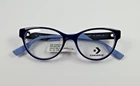 Converse CV5031Y 413 Navy Blue Cat Eye Full Rim 49-16-135 Nwt New. Price: $27.99.