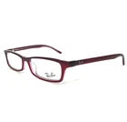Ray-ban Eyeglasses Frames RB5065 2154 Shiny Clear Burgundy Red Purple 52-15-135 New. Price: $79.99.