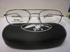 Via Milano Eyeglass Frames Style Padre Sz. 56-19-145 Gunmetal With Generic Case New. Price: $18.99.