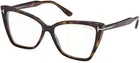 ($490) New Tom Ford TF5844 052 (brown/havana) 55 Mm Women's Glasses W/ Case. Price: $199.99.