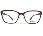 Public Eyeworks Eyeglasses Frames CAMBRIDGE-C02 Red Square Cat 52-16-138 New. Price: $58.91.