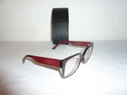 Prada Italy Vpr 10W 54 17 2AU-101 140 Eyeglasses /frames Burgandy Black Preown Pre-owned. Price: $85.00.