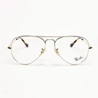 Ray Ban RB6489 Eyeglass Frames Aviator Metal Eyewear Arista Gold 55-14 140MM New. Price: $99.99.