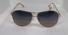 Jessica Simpson Rose Gold Nude Aviator Blue Gradient Lens Sunglasses J106-RGLD New. Price: $29.99.