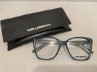 Karl Lagerfeld KL6050 Eyeglasses Blue Teal Aqua 54-16-140 New. Price: $34.99.