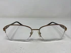 Sferoflex 2571 488 54-16-140 Brown Gold Metal Half Rim Eyeglasses Frame CK85 Pre-owned. Price: $24.00.