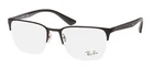 New Ray-ban Rx-able Eyeglasses Rb 6428 2995 54-19 145 Black Semi-rimless Frames. Price: $159.99.