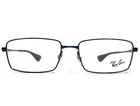 Ray-ban Eyeglasses Frames RB6337M 2510 Shiny Blue Rectangular Full Rim 53-16-140 New. Price: $79.99.