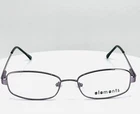 Elements Europa EL-308 C1 Purple Rectangle Full Rim Eyeglasses 54-17-135 B:32 New. Price: $34.99.
