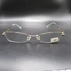 Scala 726 Women's Gold Blue Metal Full Rim Eyeglass Frames 50-17-135 New. Price: $27.10.