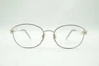 Vintage Aristar 6225 Blue Silver Oval Glasses Eyeglass Frame Nos New. Price: $36.23.