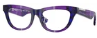 Brand New Burberry Eyeglass Frames 2406U 4113 Color: Check Violet. Price: $250.00.