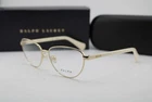 New Ralph Lauren 6049 9116 Gold Ivory Gunmetal Authentic Eyeglasses 53-15. Price: $92.65.