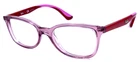 Ray-ban Jr RB1586 3777 Pink Crystal/red 47-16-130 Eyeglasses Frame Pre-owned. Price: $21.00.