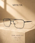 20% Off Mykita Tobi Asian Fit C084 Navy 52-16-135 New. Price: $416.54.