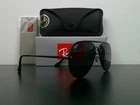 Ray-ban RB3584N Blaze Aviator Sunglasses All Black 61MM Never Worn Pre-owned. Price: $44.00.