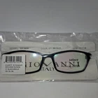 Giovanni Italy Eyeglasses Black/gold 53-16-135 Frames Only. New. Price: $18.87.