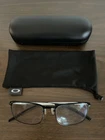 Oakley Conductor OX3186-0554 Satin Black/white Eyeglass Frames W/ Case 137MM Pre-owned. Price: $50.00.