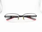 Nike Eyeglasses Frames Only, 8169 015, 55-18-140, Black/red Pre-owned. Price: $44.99.
