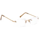 David Yurman Eyeglasses DY607 04 Titanium Gold Plated Rimless 52 18 140 Pre-owned. Price: $399.99.