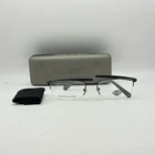 Harley Davidson Mens Rectangle Half Rim Stainless Steel Eyeglasses HD50098 Black New. Price: $55.98.