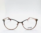 Jones New York J492 Rose Gold Cat Full Rim Eyeglasses 52-16-135 B:41. Price: $29.89.