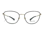 Ralph Lauren Eyeglasses Frames RA6046 9391 Black Gold Cat Wire Rim 53-17-140 New. Price: $74.87.